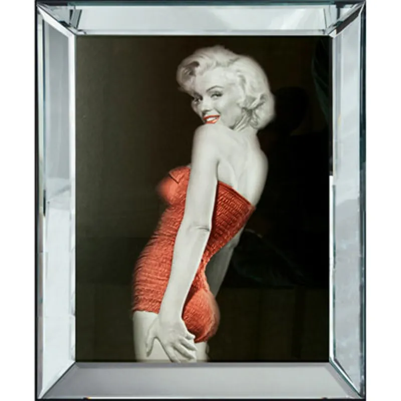 Versand Am Gleichen Tag Casa Padrino Designer Image Lady en rouge Marilyn Monroe - Edition limitée