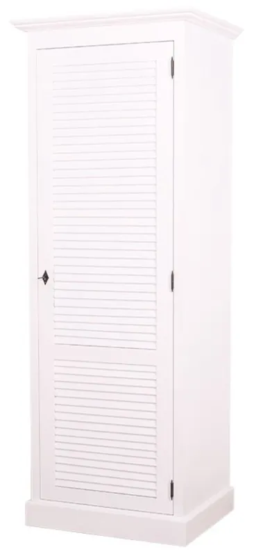 Casa Padrino armoire de chambre de style country avec porte blanc 76 x 59 x H. 200 cm - Meubles de Chambre à Coucher Schnäppchen