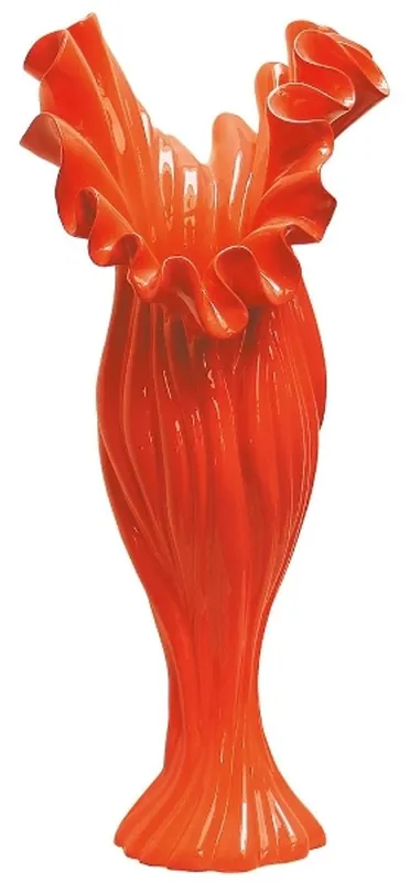 Casa Padrino vase à fleurs design orange B. 33 cm hauteur 81 cm - Dekovase Sonderangebot