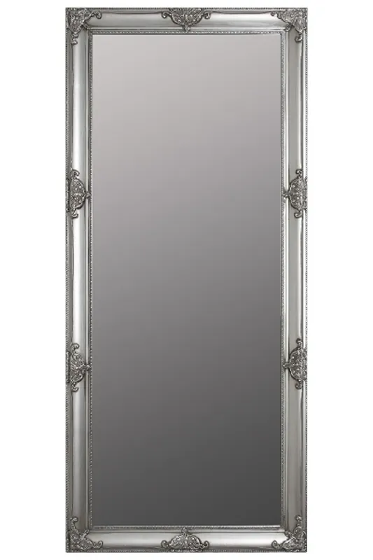 Casa Padrino Baroque miroir argent avec de beaux ornements antiques H. 162 cm - Handmade Saisonangebot