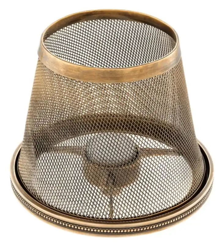 Casa Padrino candelabro de tealight de luxe laiton vintage Ø 16 x H. 13,5 cm - Accessoires Hôtels & Restaurants Top-Seller