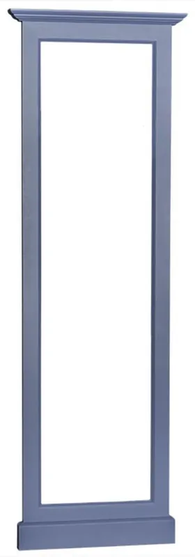 Casa Padrino Style Campagnard Miroir Cadre Bleu 65 x 8 x H. 195 cm - Meubles de Style Country Rabatt