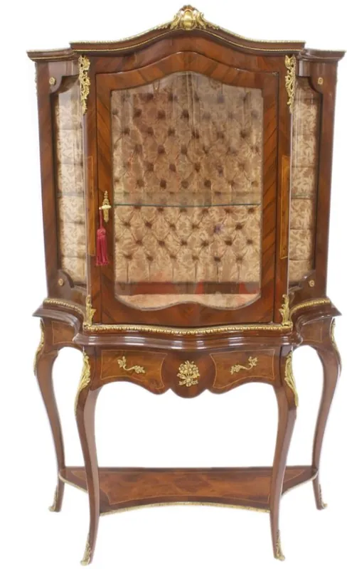 Casa Padrino Vitrine baroque 105 x 42 x H. 174 cm - Mobilier baroque - Vitrine armoire - Meuble salon Wochenendangebot