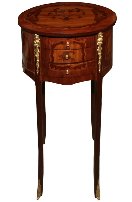 Günstig Casa Padrino Table console baroque Table de téléphone acajou marron