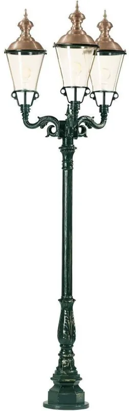 Sonderangebot Casa Padrino Lanterne de Jardin Art Nouveau 83 x 83 x H. 248 cm - Couleurs Variées - Lampadaire d'Extérieur Façon de Luxe