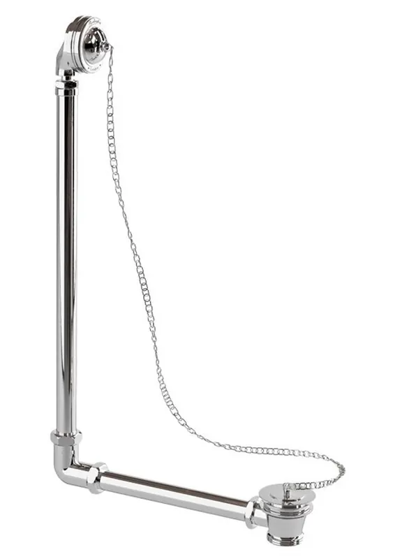 Meistverkauft Système de vidange et de trop-plein avec siphon chromé pour bain nostalgique Pierre naturelle autoportante 1700mm BCha