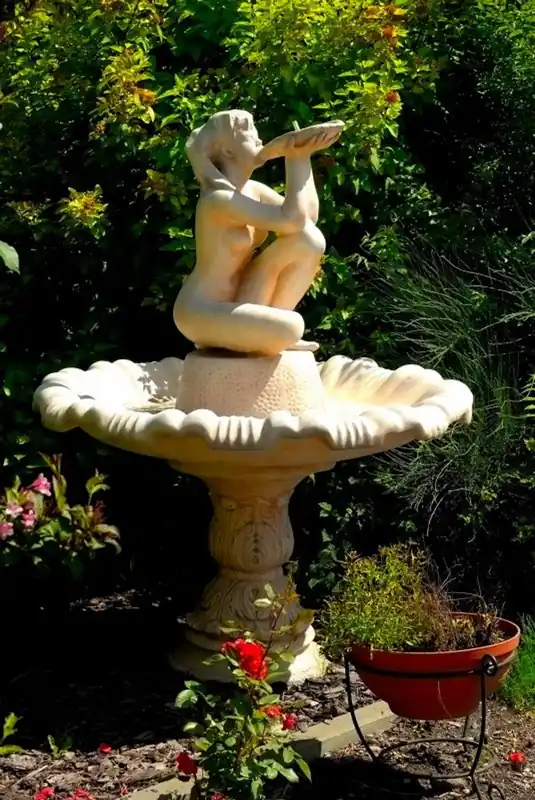 Casa Padrino Fontaine / Fontaine de Jardin Art Nouveau Ø 130 x H. 159 cm - Accessoires de Jardin Baroque & Art Nouveau Sofort Bestellen