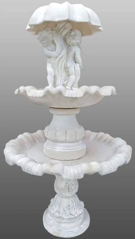 Casa Padrino Fontaine / Fontaine de Jardin à Parapluie Art Nouveau Ø 130 x H. 217 cm - Décor de Jardin Baroque et Art Nouveau Meistverkauft