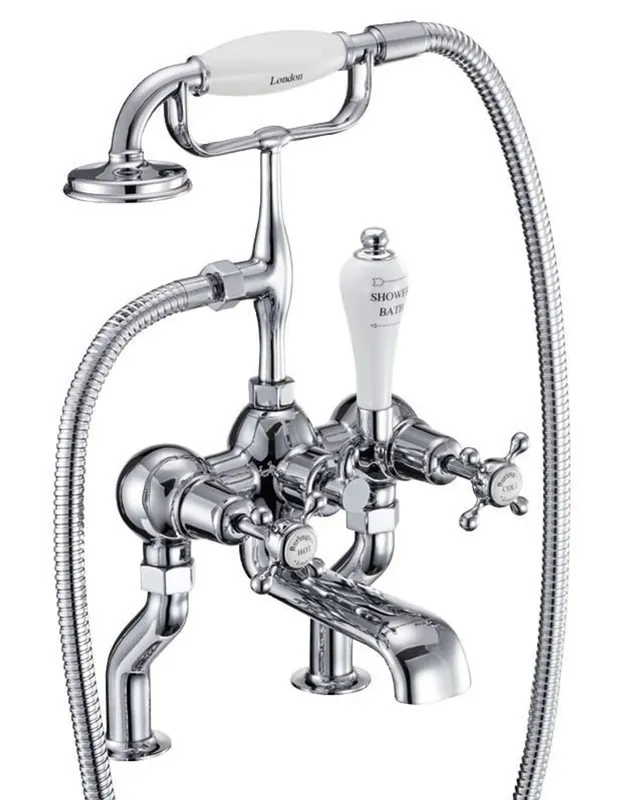 Preisknaller Casa Padrino Robinet pour baignoire avec douche - Accessoire de salle de bain nostalgique style nostalgique
