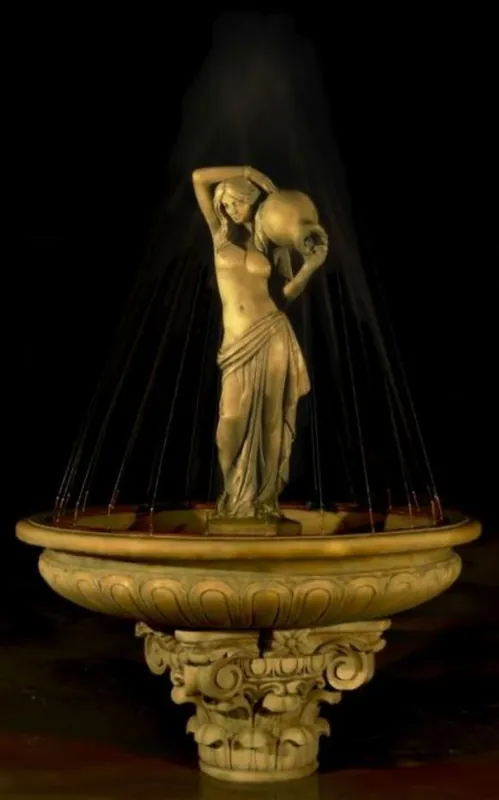 Abverkauf Casa Padrino Fontaine Baroque Ø 150 x H. 193 cm - Château Hôtel Restaurant Jardin Déco Fontaine
