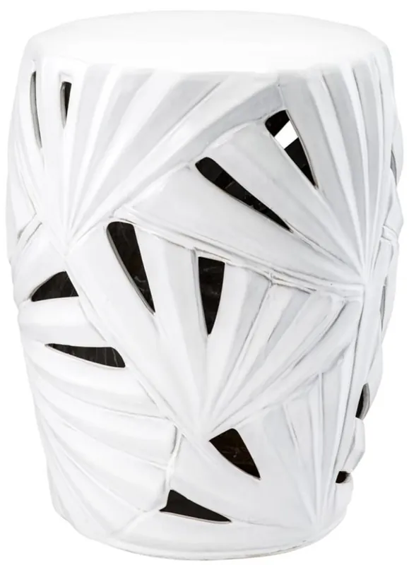 Casa Padrino Tambour Blanc Ø 35 x H. 45,5 cm - Tambour en céramique de luxe décoratif Heißes Angebot