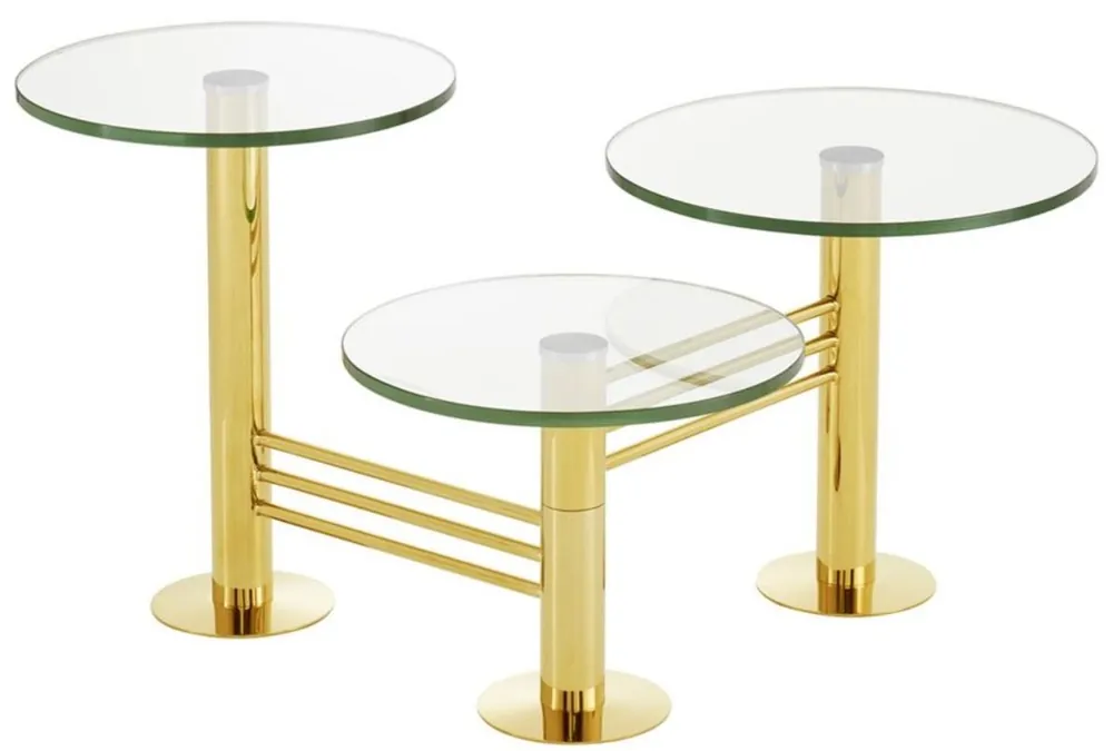 Preisreduziert Casa Padrino table d'appoint de salon design or - Mobilier de Salon Design