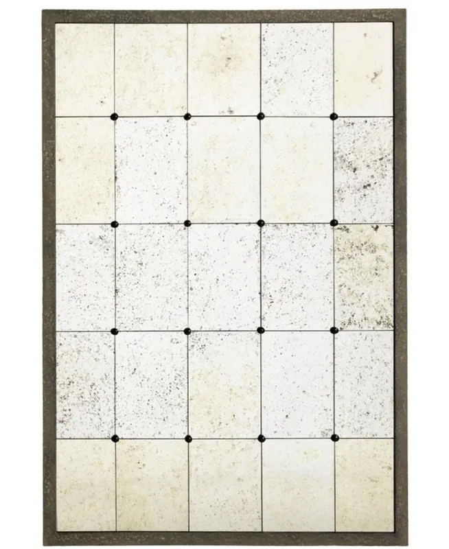 Casa Padrino miroir mural de luxe 85 x H. 125 cm - Miroir Design avec Cadre en Acier au Look Antique Direktkauf