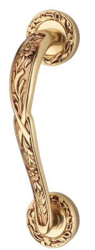 Casa Padrino Ensemble de Poignée de Porte Art Nouveau Or Français 5,3 x 23 cm - Qualité de Luxe Geprüft