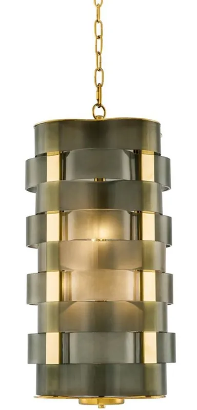 Casa Padrino Lustre de Luxe Or / Vert 33 x 33 x H. 67 cm - Qualité de Luxe Top-Angebot