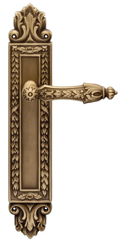 Casa Padrino ensemble de poignée de porte baroque laiton patiné 16,4 x H. 38,2 cm - Qualité de Luxe Fabriqué en Italie Preis Gesenkt