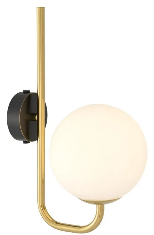 Casa Padrino applique murale de luxe or / noir / blanc 15 x 22 x H. 36 cm - Lampe pour Hôtel et Restaurant Jetzt Kaufen
