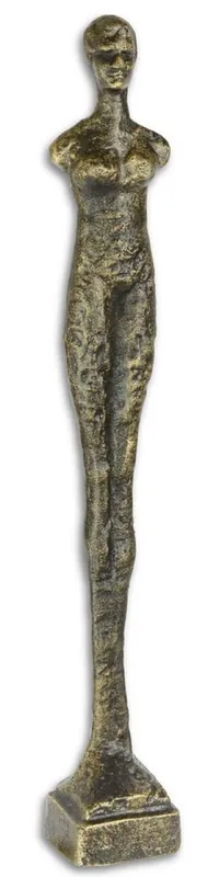 Casa Padrino Figurine de Designer en Fonte Femme Debout Or Antique 6,3 x 6,1 x H 42,2 cm - Figurine Déco de Luxe Saisonangebot