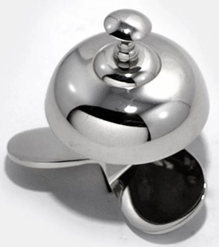 Finale Aktion Casa Padrino cloche de table design hélice argent / noir Ø 12 x H. 10 cm - Cloche de Service - Accessoires pour Hôtels & Gastronomie