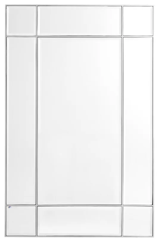 Casa Padrino miroir mural / miroir de salon de luxe argent 90 x 3 x H. 140 cm - Mobilier de Luxe Schneller Versand