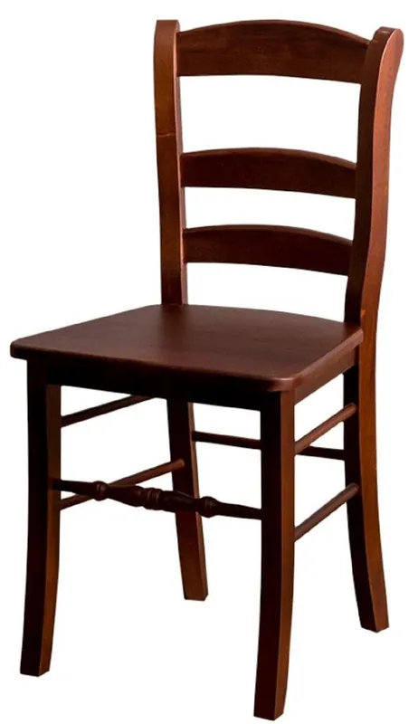Casa Padrino chaise de style campagnard marron 46 x 41 x H. 91 cm - Chaise de Cuisine en Bois Massif de Style Campagnard Garantierte Lieferung