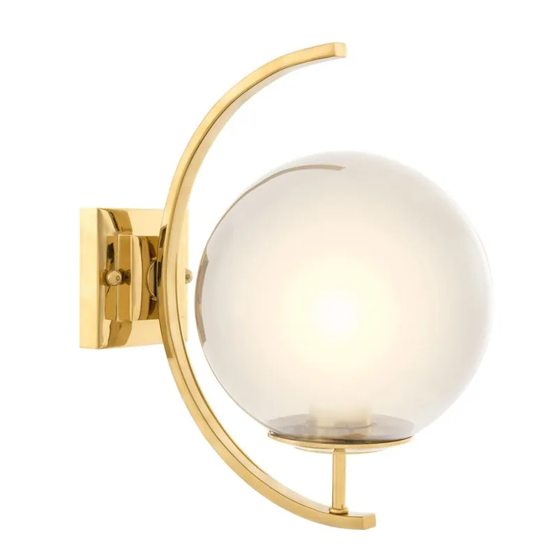 Casa Padrino lampada da parete per soggiorno di design oro 20 x 30 x H. 32 cm - Mobili di Design Jetzt Bestellen