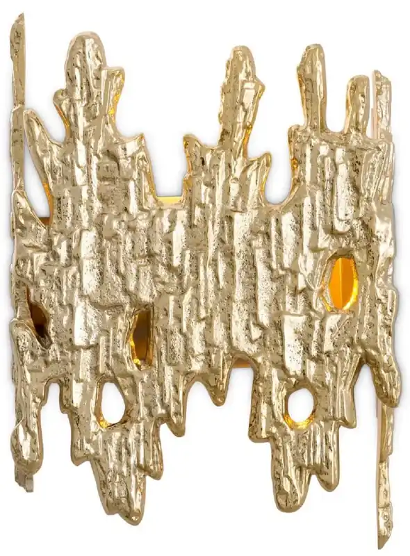 Preis Gesenkt Casa Padrino applique murale design de luxe or 21 x 10,5 x H. 28 cm - Applique murale de salon - Applique murale hôtel - Applique murale restaurant - Luminaires de luxe - Intérieur de luxe