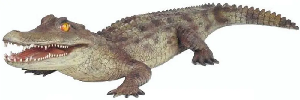 Billig Casa Padrino sculpture décorative XXL aligator 198 cm - Figurine décorative de jardin XXL