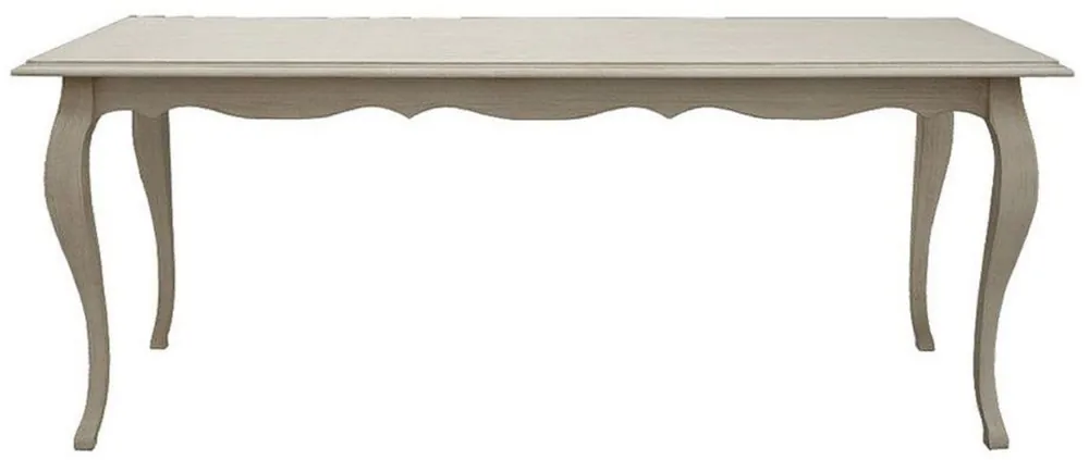 Ausverkauf Casa Padrino table à manger de style campagnard de luxe gris 200 cm