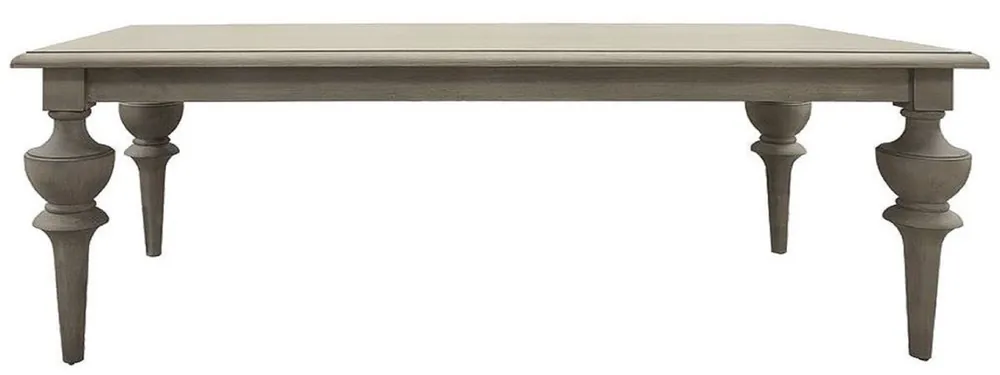 Ausverkauf Casa Padrino table à manger de style campagnard de luxe gris 200 cm - Solide