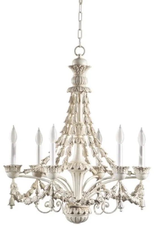 Casa Padrino lustre baroque de luxe blanc / beige Ø 63 x H. 82 cm Bestpreis