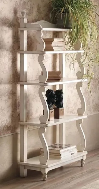 Casa Padrino armoire étagère Art Nouveau de luxe crème blanc antique - Fabriqué en Italie Preiswert
