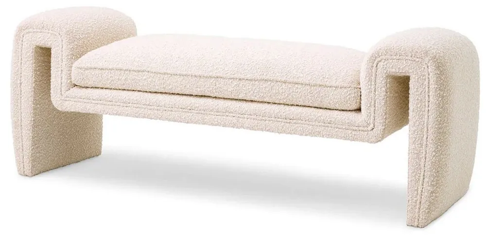 Casa Padrino banc de luxe crème 144 cm - Qualité de Luxe Kracherpreis