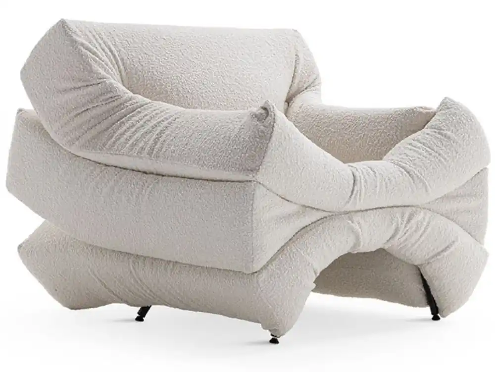 Casa Padrino Fauteuil Design de Luxe Crème / Noir - Fabriqué en Italie Preiswert