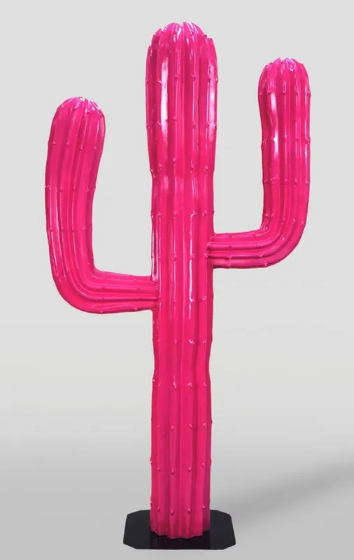 Casa Padrino cactus décoratif XXL rose / noir H. 180 cm Mega-Angebot