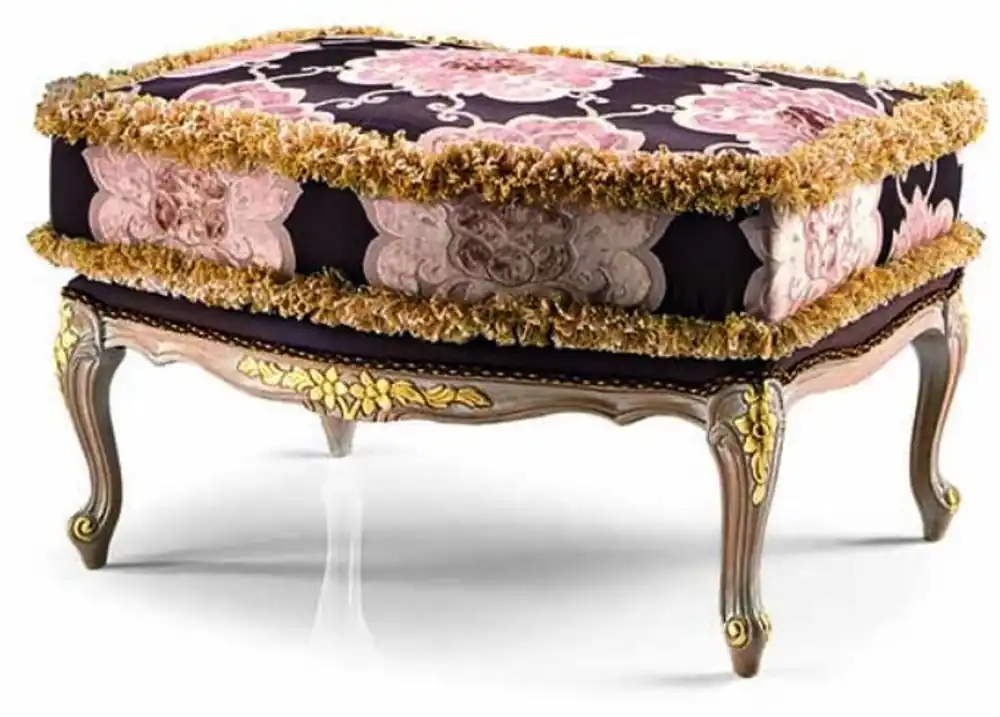 Casa Padrino baroque de luxe violet / gris / or 80 cm - Fabriqué en Italie Online Kaufen