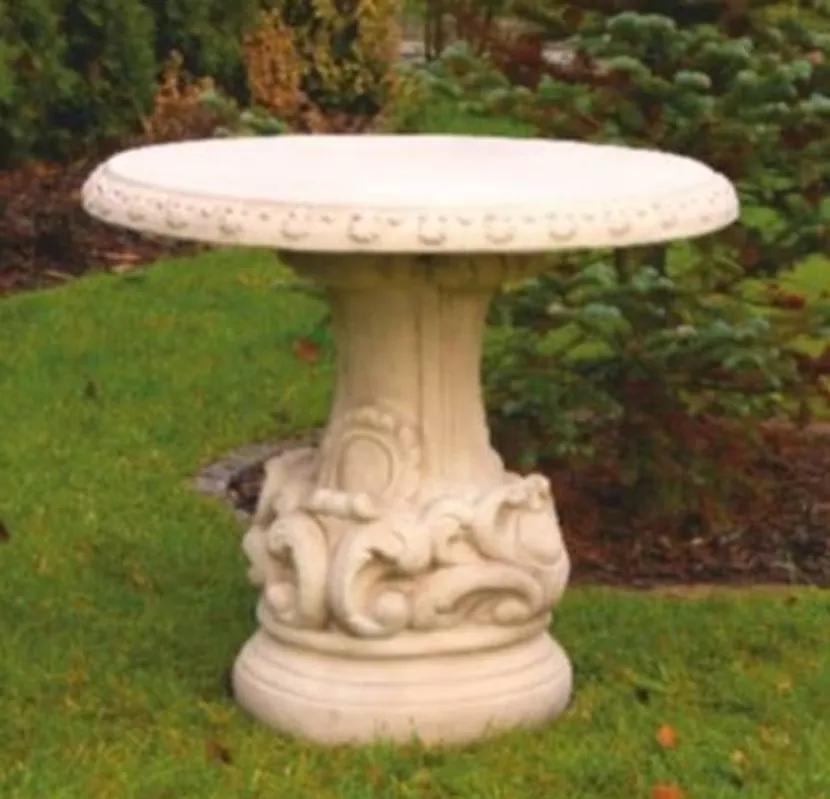 Meistverkauft Casa Padrino table de jardin baroque beige clair Ø 87 x H. 78 cm