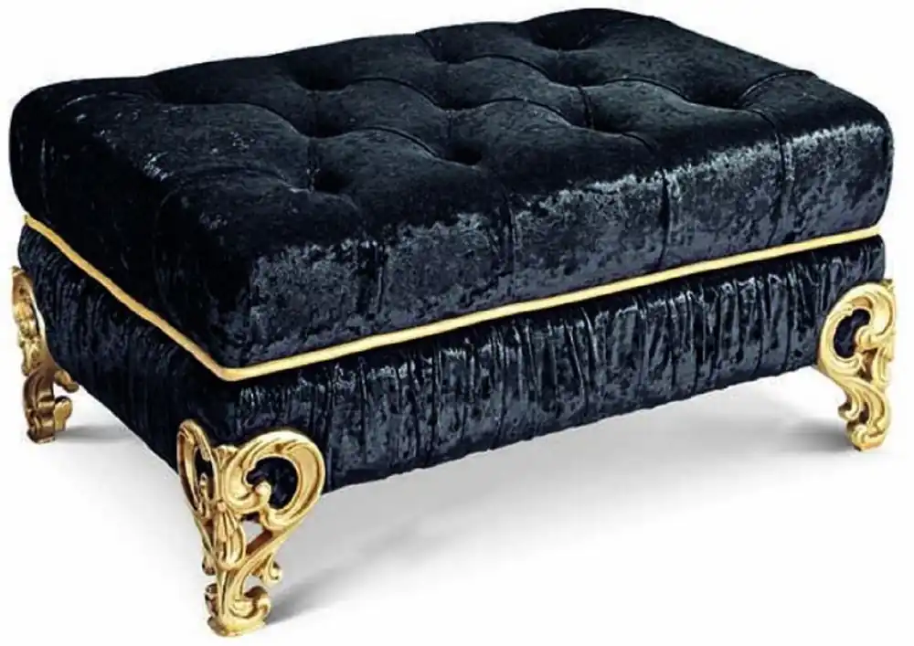 Casa Padrino baroque de luxe noir / or 75 cm - Fabriqué en Italie Kracherpreis