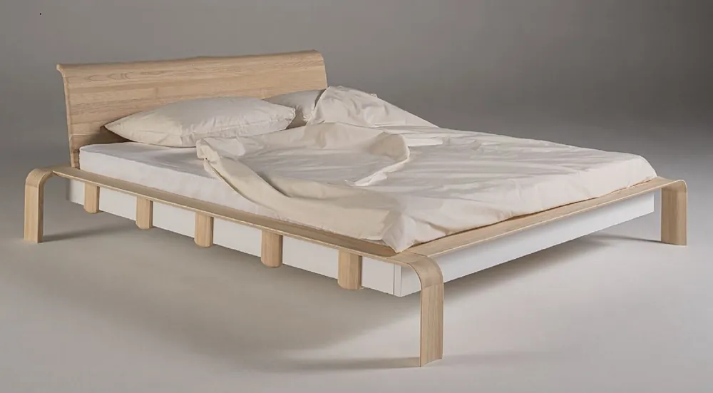 Casa Padrino Lit Double de Luxe en Bois Massif Naturel - Différentes Tailles Finale Aktion
