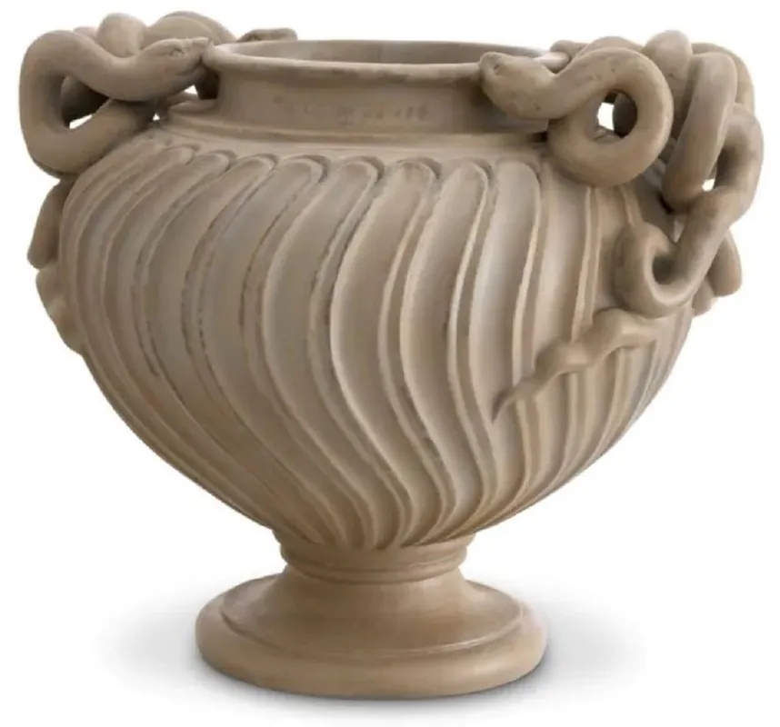 Casa Padrino pot de fleurs baroque de luxe beige antique H. 48 cm Nur Für Kurze Zeit