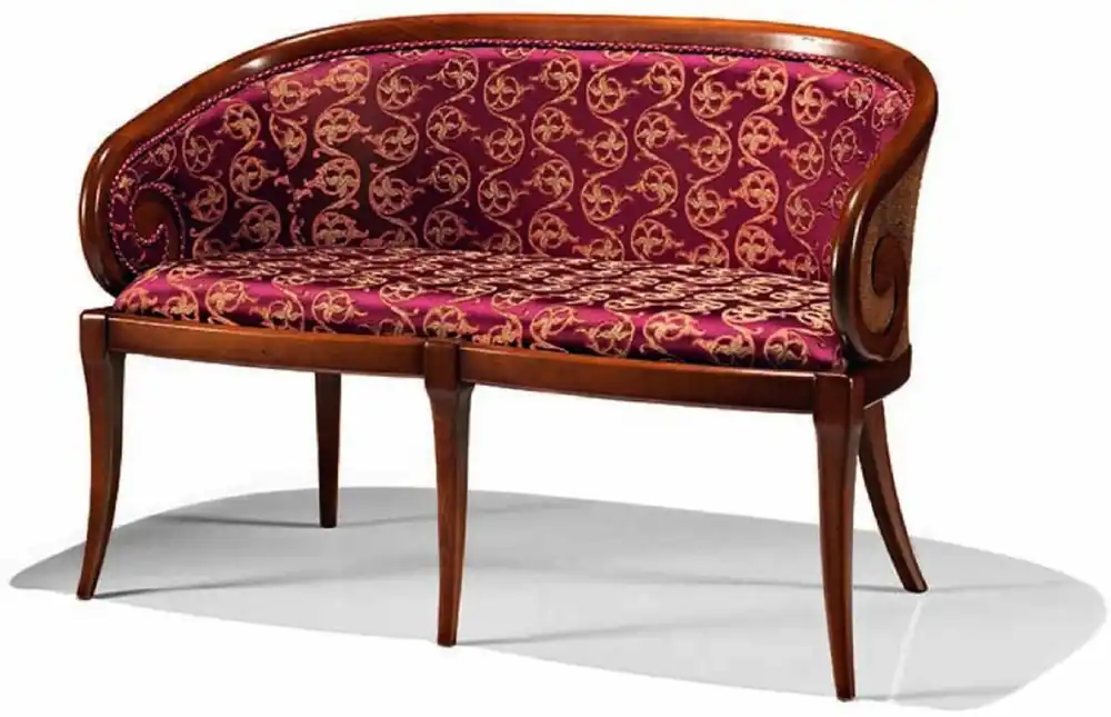 Casa Padrino canapé baroque de luxe violet / marron 121 cm - Fabriqué en Italie Nur Heute