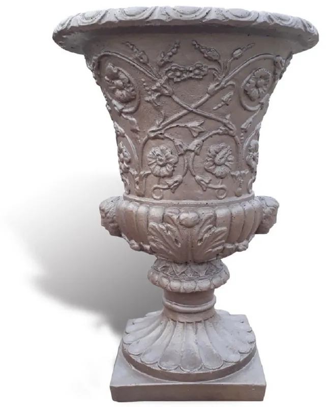 Sale Casa Padrino pot de fleurs baroque de luxe bronze Ø 40 x H. 60 cm - Fabriqué en Italie
