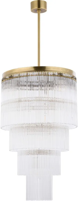 Casa Padrino lustre d'hôtel de luxe laiton avec patine Ø 45 x H. 95 cm Aktuell