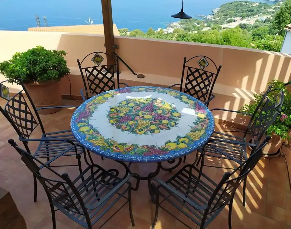 Casa Padrino ensemble de jardin Art Nouveau de luxe en fer forgé - Fabriqué en Italie Mega-Angebot