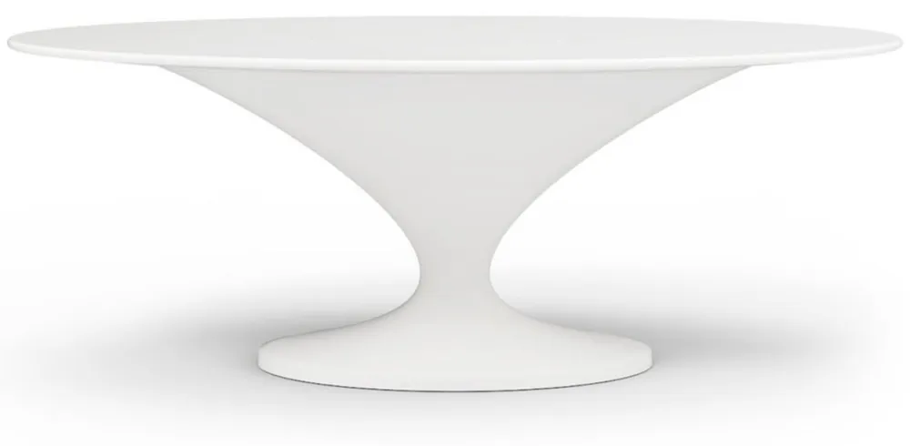 Angebot Casa Padrino table à manger de jardin de luxe blanc mat 200 x 120 x H. 75 cm