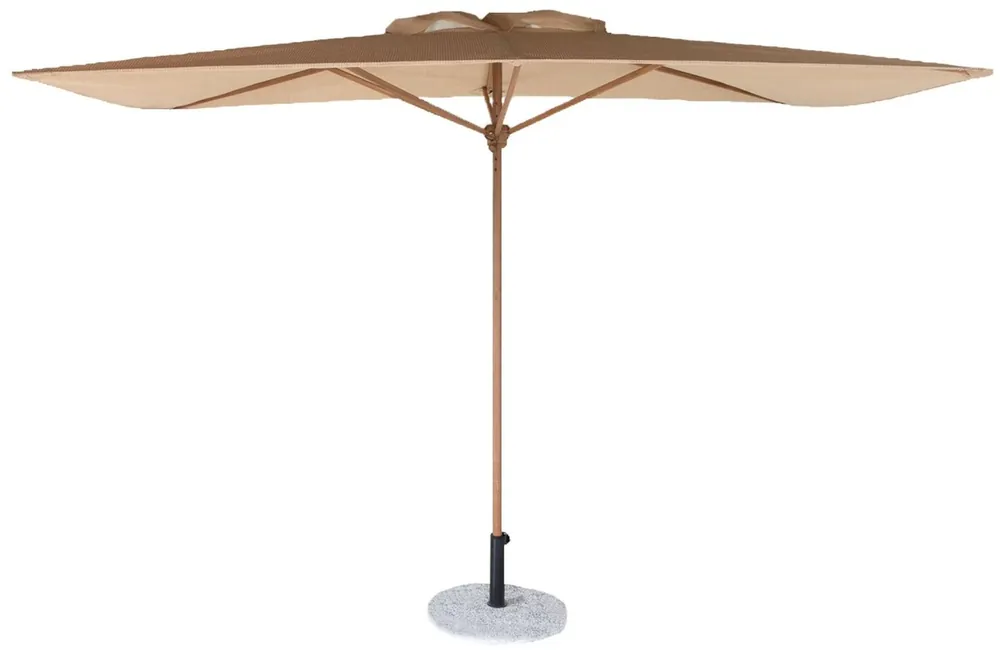 Abverkauf Casa Padrino parasol de luxe avec pied naturel 300 x 200 cm