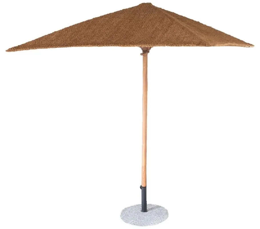 Casa Padrino parasol de luxe avec pied marron 200 x 200 cm Letzte Chance