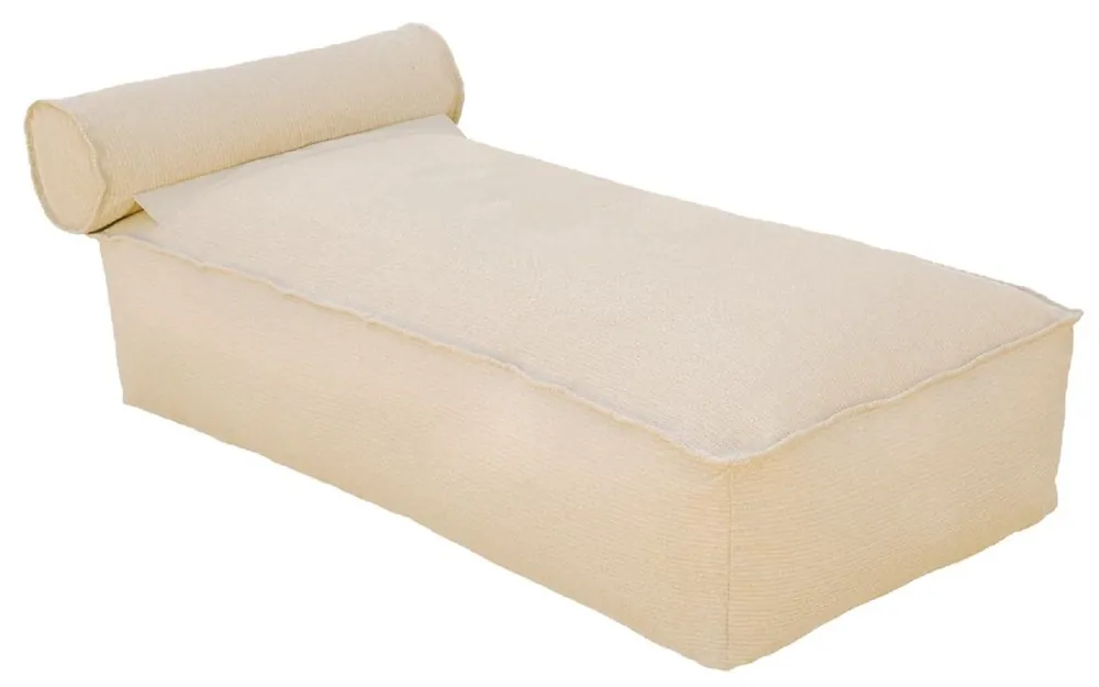 Casa Padrino chaise longue d'eau de luxe avec repose-tête beige 180 cm Letzte Chance