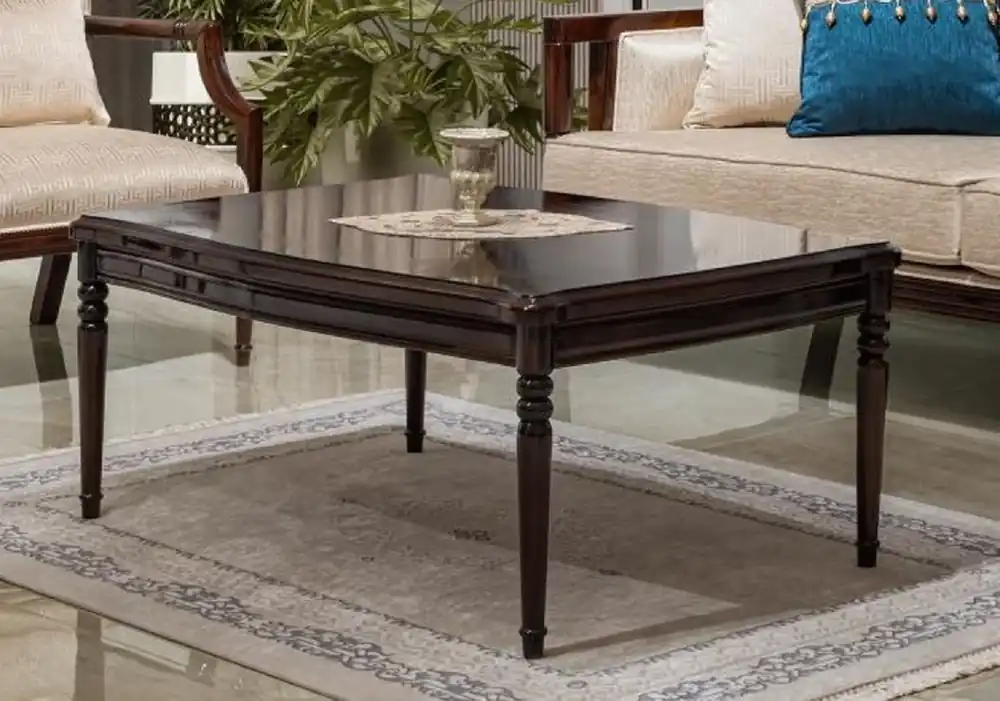 Sichere Zahlung Casa Padrino table basse baroque de luxe marron foncé 117 cm