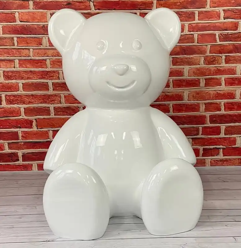 Top-Preis Casa Padrino figurine décorative XXL ours en peluche blanc H. 120 cm